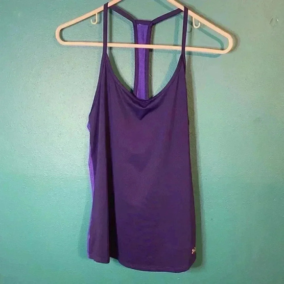 Under Armour Purple Racerback Tank - Picture 2 of 6